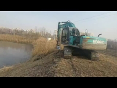 발굴기 껍질 절단기