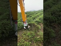 발굴기 부속품 수압 절단 목재, 줄기 줄기, 맑은 붓